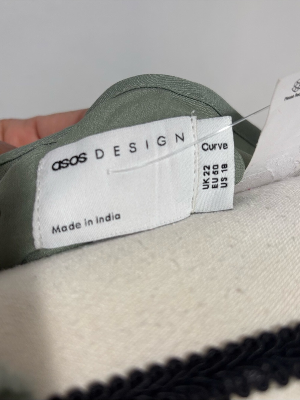 ASOS DESIGN button through maxi shirt dress with lace inserts - Picture 7 of 8